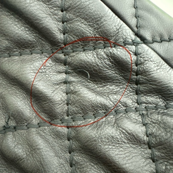 CHANEL 2013 ULTIMATE STITCH HOBO BLACK QUILTED LEATHER LARGE SHOULDER BAG - Picture 14 of 15